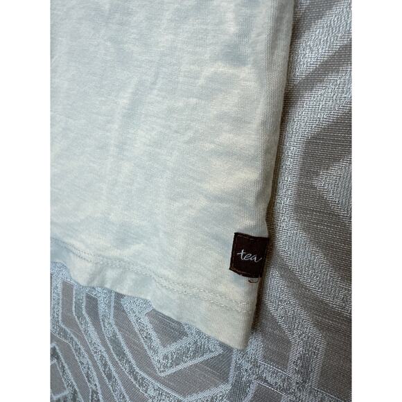 Tea Collection Girls Floral T-Shirt Top Size 6-7 Medium Short Sleeve Print Tee - Picture 4 of 7